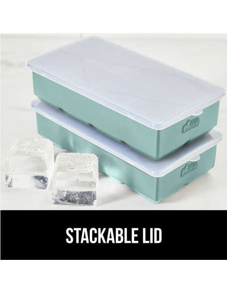 Bandeja de Hielo de Silicona GORILLA GRIP 2 Piezas 8 Cubos 5cm