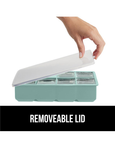 Bandeja de Hielo de Silicona GORILLA GRIP 2 Piezas 8 Cubos 5cm