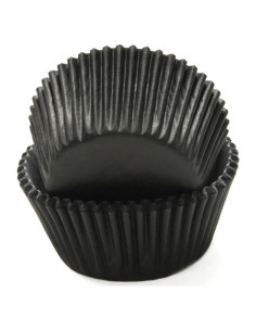 Forros para Cupcakes Chef Craft 50 Unidades Negro Desechables
