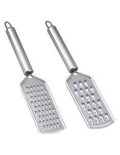 Rallador de Queso WENHUAZAI de Acero Inoxidable 2 Pcs