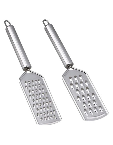 Rallador de Queso WENHUAZAI de Acero Inoxidable 2 Pcs