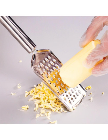 Rallador de Queso WENHUAZAI de Acero Inoxidable 2 Pcs