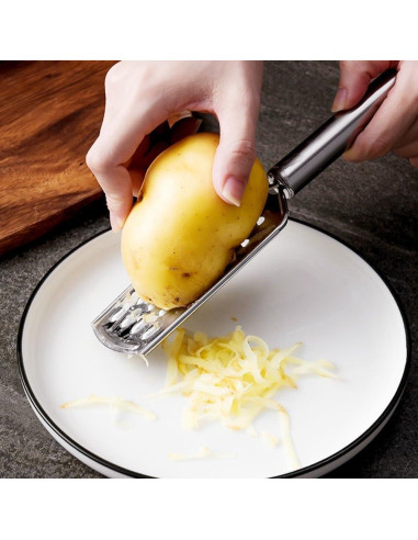 Rallador de Queso WENHUAZAI de Acero Inoxidable 2 Pcs