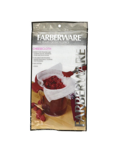 Gasa Clásica Farberware 100% Algodón Blanca 1.83 m