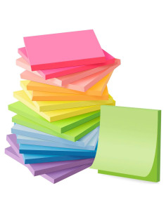 Notas Adhesivas Kozerite 3x3 cm - 16 Colores Brillantes