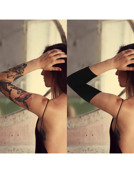 2 Pares Mangas de Compresión Vicenpal para Cubrir Tatuajes