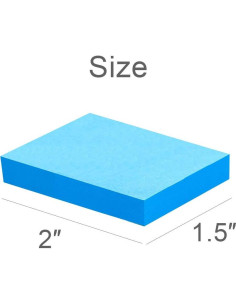 Notas Adhesivas Vanpad 3.81x5.08 cm Colores Brillantes 24 Pzas 2