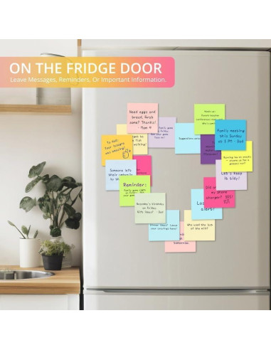 Notas Adhesivas Taja 12 Bloc 7.62x7.62 cm Pastel Suave