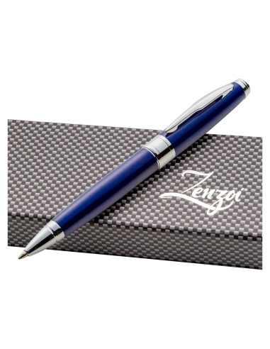 Conjunto de bolígrafos ZenZoi de lujo con recargas - Azul