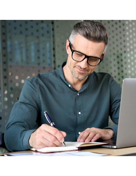 Conjunto de bolígrafos ZenZoi de lujo con recargas - Azul