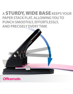 Perforadora de 3 Agujeros Officemate 90088, Capacidad 30 Hojas 2