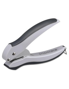 Perforadora de Un Agujero Bostitch EZ Squeeze 10 Hojas Gris/Azul