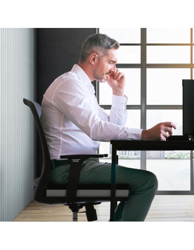 Cojín de Asiento AUVON con Ventilación y Espuma Viscoelástica