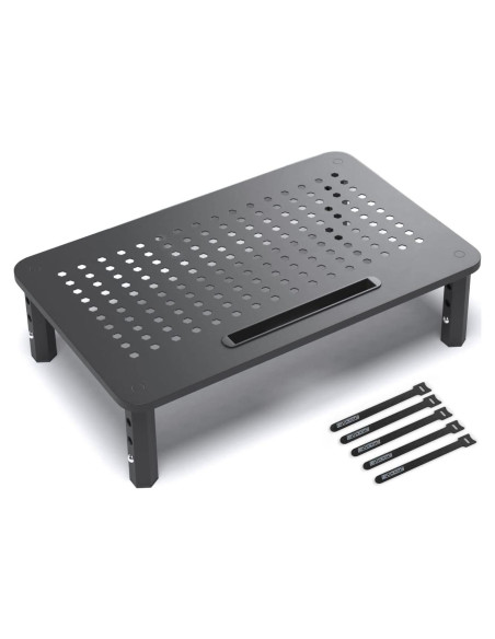 Soporte Elevador para Monitor EVOOMI - Antideslizante, Acero HD