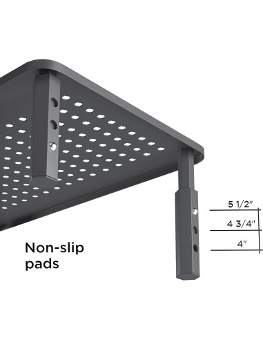 Soporte Elevador para Monitor EVOOMI - Antideslizante, Acero HD