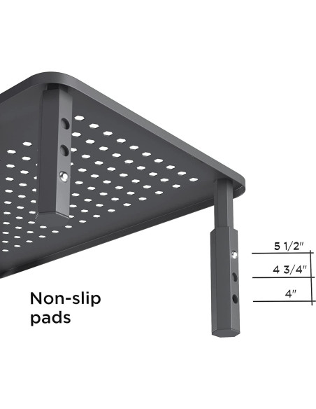 Soporte Elevador para Monitor EVOOMI - Antideslizante, Acero HD