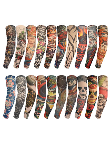 20 Mangas de Tatuaje ChurlChurl Unisex, Protección Solar