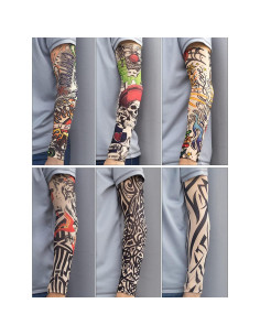 Manga Temporal de Tatuaje Falso Kirozanny 12pcs UV Compresión 2