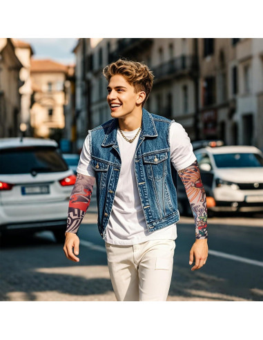 Mangas de Tatuaje Temporales HOVEOX 6 Piezas Unisex 38 cm