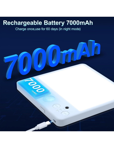 Luz de Techo LED Karjoefar 7000mAh con Control Remoto y 3 Modos