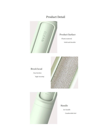 Removedor de Pelo de Mascota Pets Park Rosa Reutilizable 18.3cm