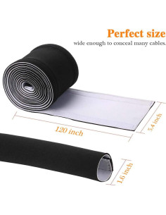 Organizador de Cables Neopreno 120 cm Davidsons Cortable DIY 2