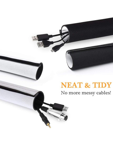 Organizador de Cables Neopreno 120 cm Davidsons Cortable DIY