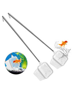 Paquete de 2 Redes de Acuario ViiWxx 7.6 cm Nylon Blanco