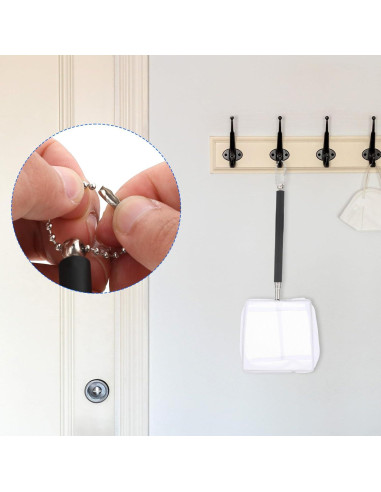 Red para Acuario Hariendny 6.5cm Mango Retráctil Negro