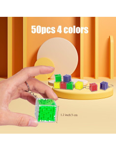 50 Piezas Juguete Rompecabezas Laberinto 3D Halloscume 3 cm 2