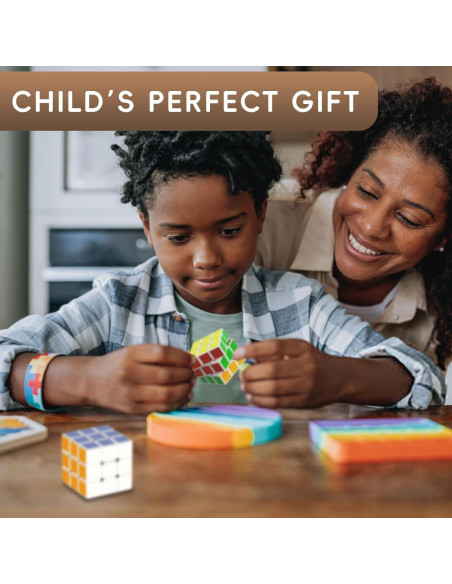 Mini Cubos de Rompecabezas FIVEDAOGANG - Paquete de 24, 3 cm