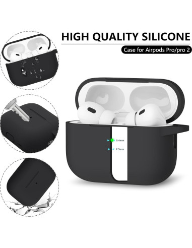 Funda protectora de silicona Ljusmicker para AirPods Pro 2/1