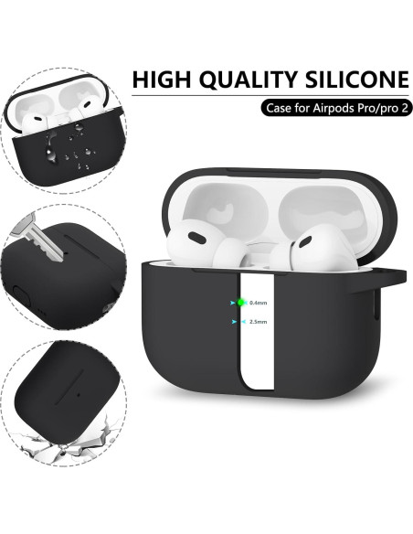 Funda protectora de silicona Ljusmicker para AirPods Pro 2/1