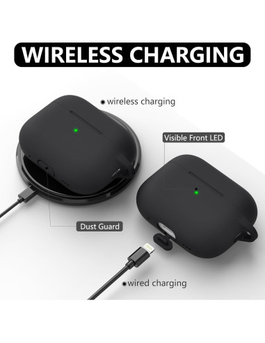 Funda protectora de silicona Ljusmicker para AirPods Pro 2/1