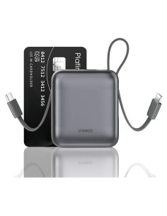 Cargador Portátil 10000mAh Carga Rápida 22.5W USB-C Gris