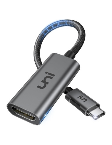Adaptador USB-C a HDMI uni 4K 60Hz para MacBook y más