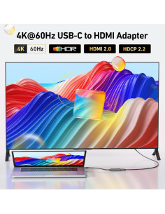 Adaptador USB-C a HDMI uni 4K 60Hz para MacBook y más 2