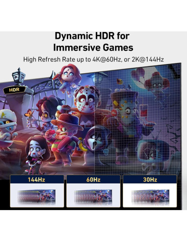 Adaptador USB-C a HDMI uni 4K 60Hz para MacBook y más