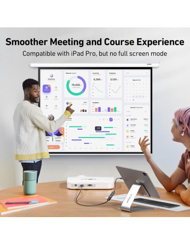 Adaptador USB-C a HDMI uni 4K 60Hz para MacBook y más