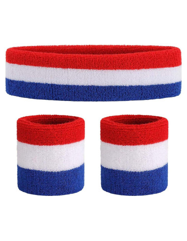 Conjunto de Muñequera y Diademas Deportivas ONUPGO - Algodón Absorbente