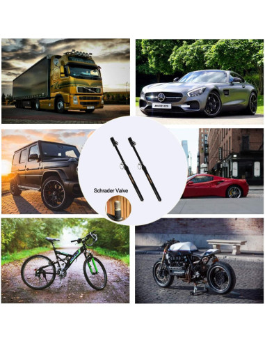 Medidor de Presión de Neumáticos GODESON Doble Cabeza 10-150 PSI