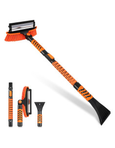 Cepillo de Nieve 110 cm DNA MOTORING con Raspador y Limpiaparabrisas