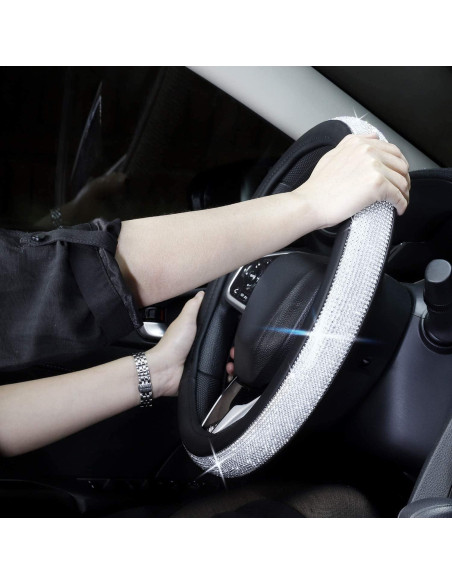 Cubierta de Volante de Cuero PU ChuLian 37-38 cm Brillante