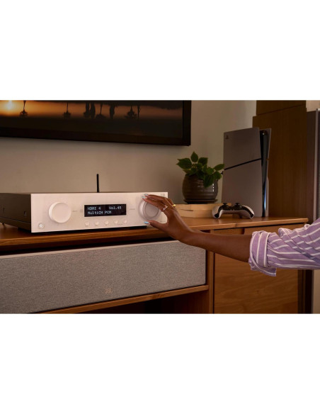 Receptor AV JBL MA310 5.2 Canales 4K Blanco HDMI