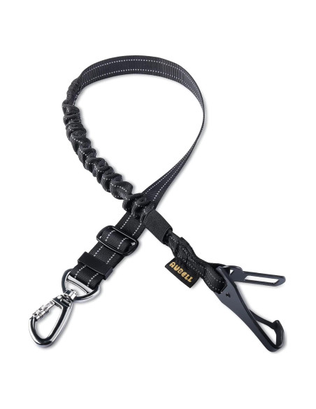 Cinturón de Seguridad para Perros AUBELL Ajustable Negro