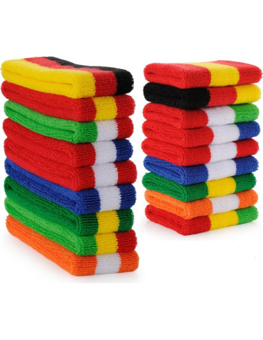 Conjunto de Muñequera y Diademas Deportivas ONUPGO - Algodón Absorbente