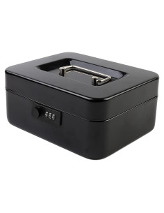 Caja de Dinero Mediana KYODOLED con Cerradura de Combinación 20x16x9cm Negra