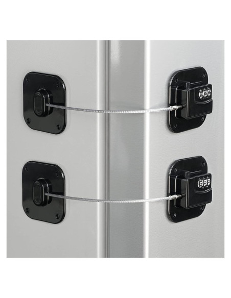 Cerradura de Refrigerador Coipdfty 2Pack Combinación Negra