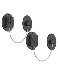 Cerraduras para Refrigerador - 2 Unidades Alta Resistencia Negro