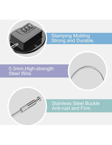 Cerraduras para Refrigerador - 2 Unidades Alta Resistencia Negro